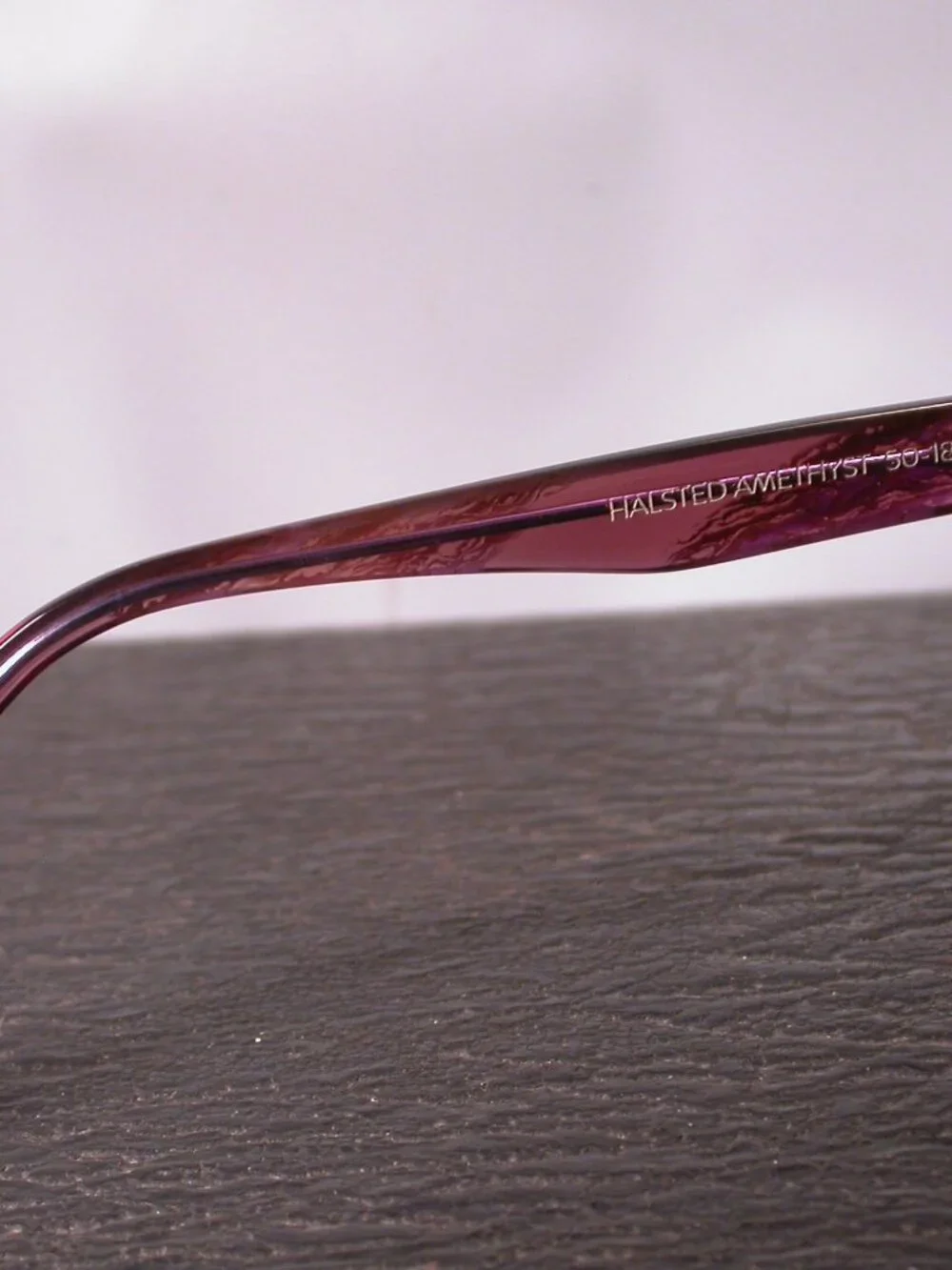 State Optical Halsted Purple Clear Eyeglasses Frames Made in USA